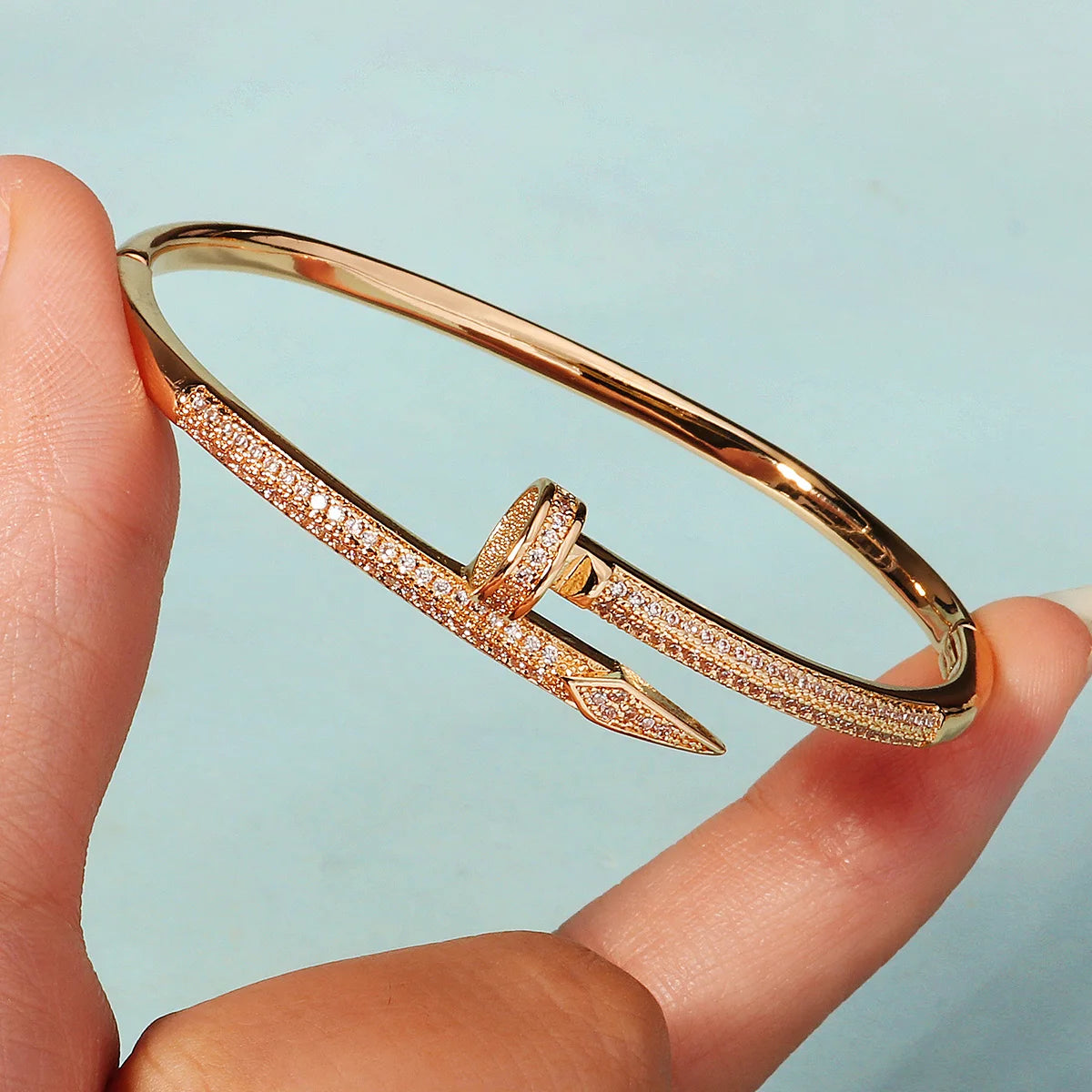 Classic Woman's Nail Bracelet